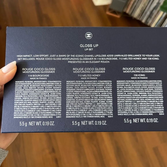 CHANEL Rouge Coco Gloss Duo - Bourgeoisie & Melted Honey - Picture 4 of 7